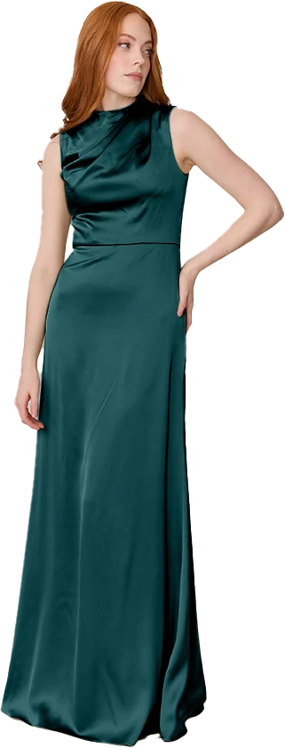 Diana Satin Dress | Made To Order - Image 116