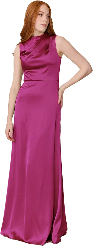 Diana Satin Dress | Made To Order - Image 125