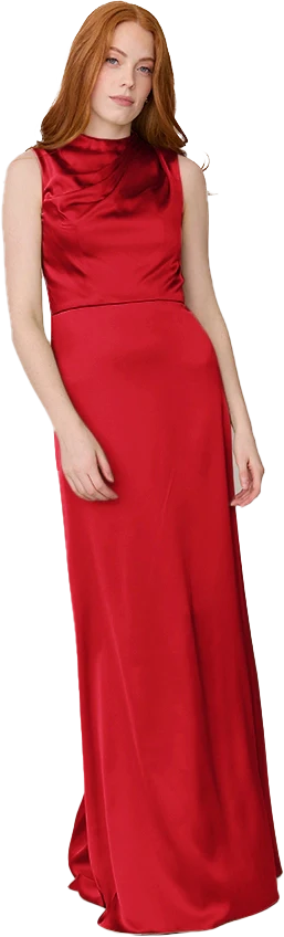 Diana Satin Dress | Made To Order - Image 142