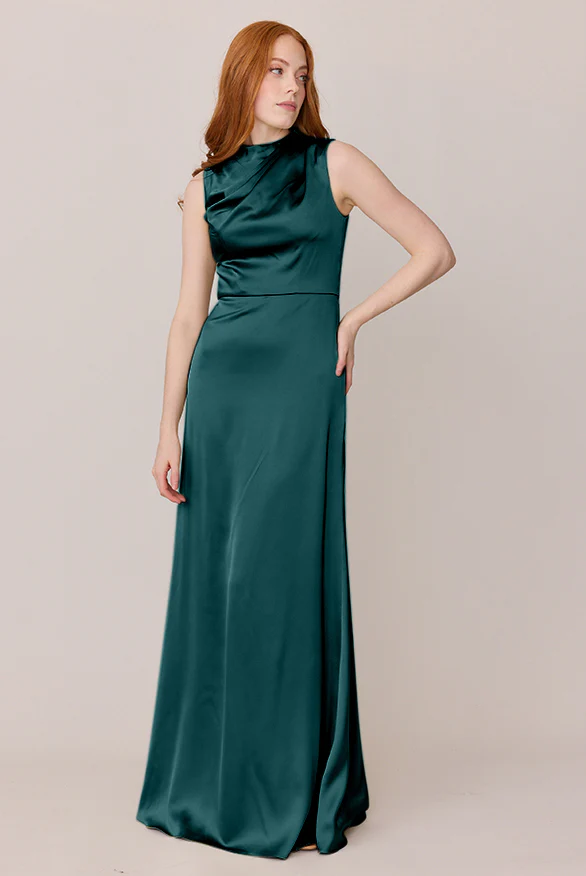 Diana Satin Dress | Made To Order - Image 21