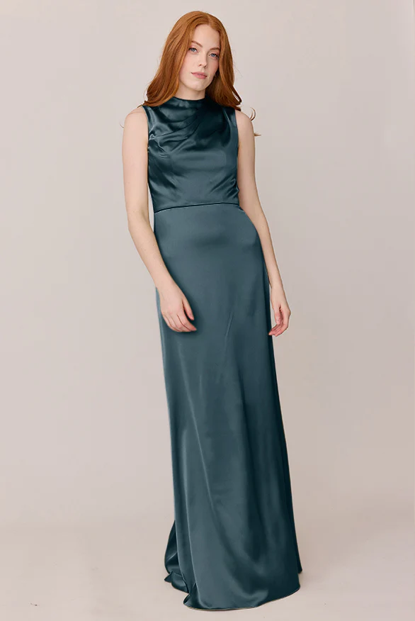Diana Satin Dress | Made To Order - Image 35