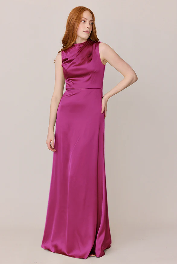 Diana Satin Dress | Made To Order - Image 39