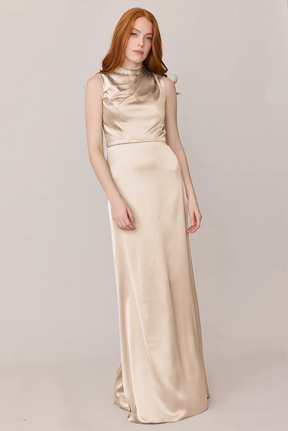 Diana Satin Dress | Made To Order - Image 43