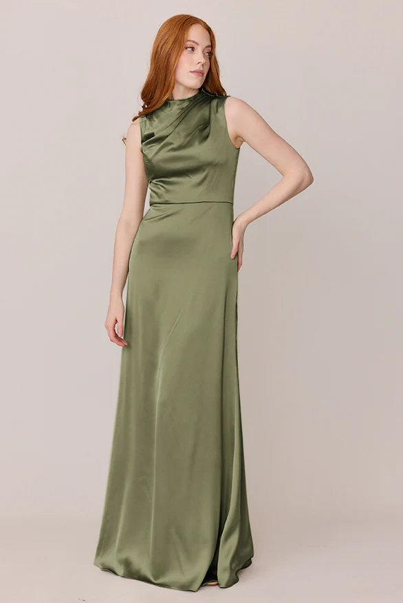 Diana Satin Dress | Made To Order - Image 63