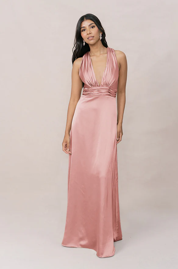 Dylan Satin Dress | Made To Order - Image 20