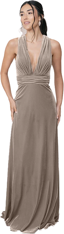 Dylan Velvet Dress | Made To Order - Image 27