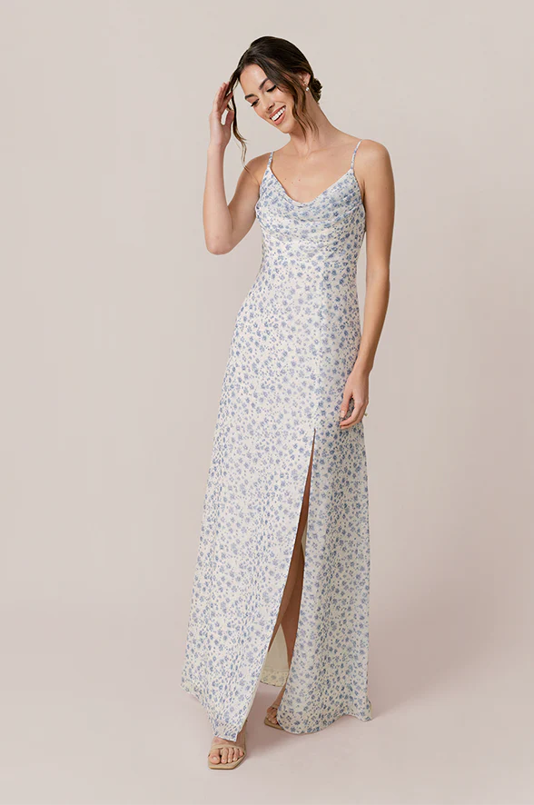 Ember Chiffon Floral Print Dress | Made To Order - Image 22