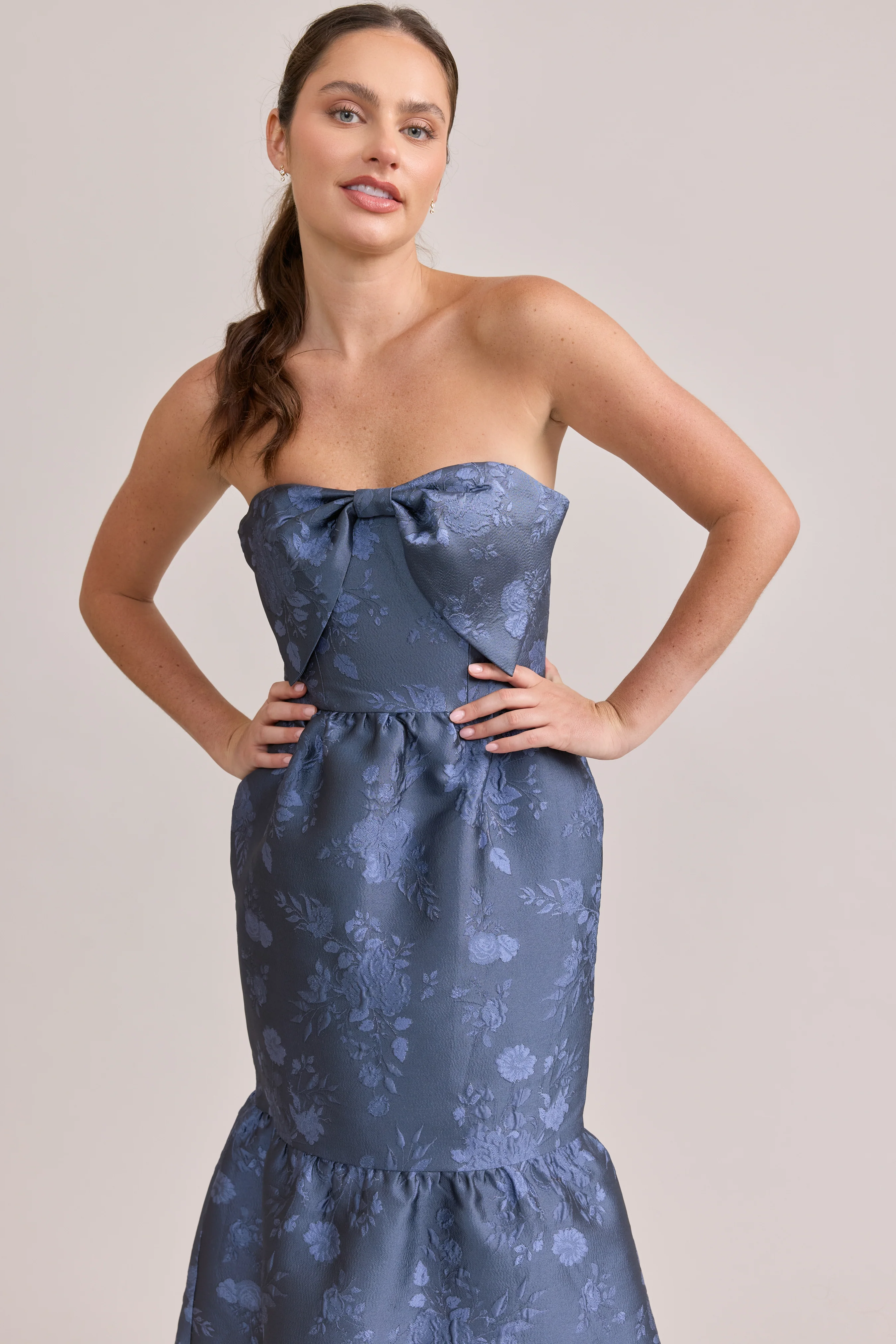 Esme Jacquard Dress | Made To Order - Image 38