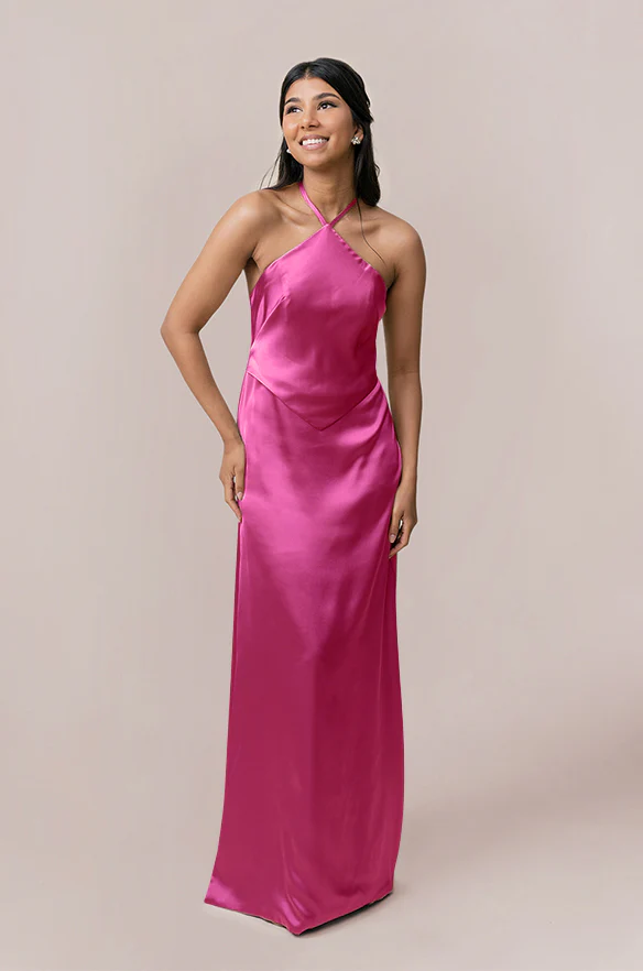 Everly Satin Dress | Made To Order - Image 24