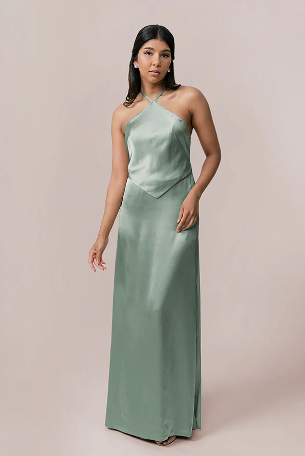 Everly Satin Dress | Made To Order - Image 33