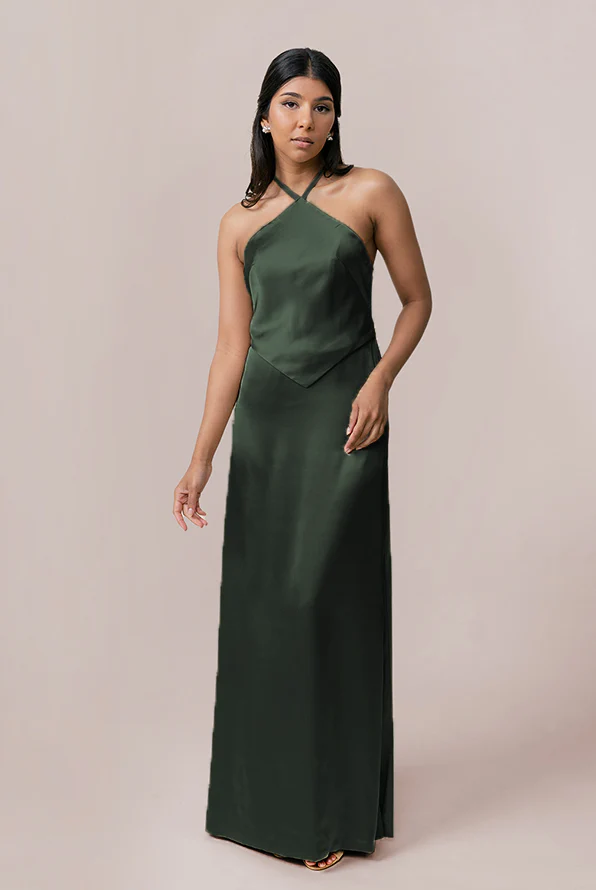 Everly Satin Dress | Made To Order - Image 37