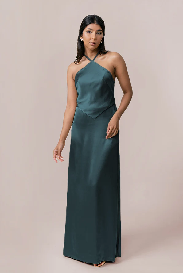 Everly Satin Dress | Made To Order - Image 38