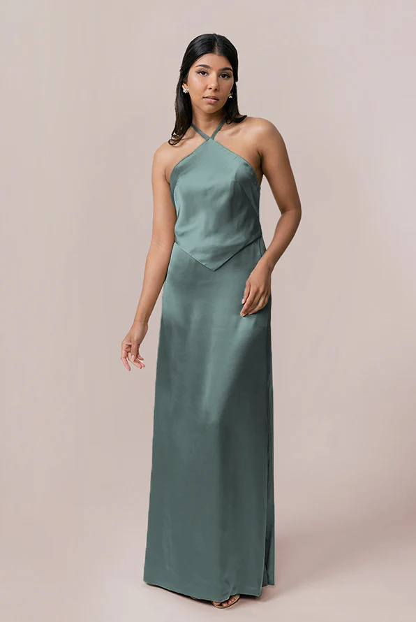 Everly Satin Dress | Made To Order - Image 39