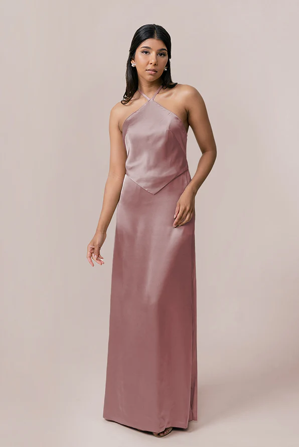 Everly Satin Dress | Made To Order - Image 43