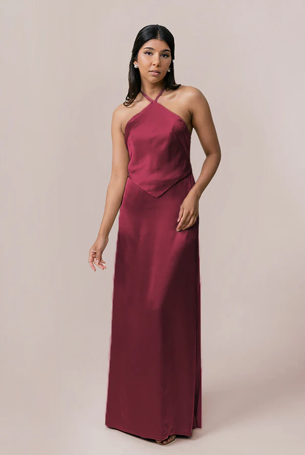 Everly Satin Dress | Made To Order - Image 47