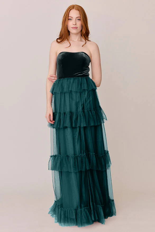 Frankie Convertible Velvet + Tulle Dress | Made To Order - Image 17