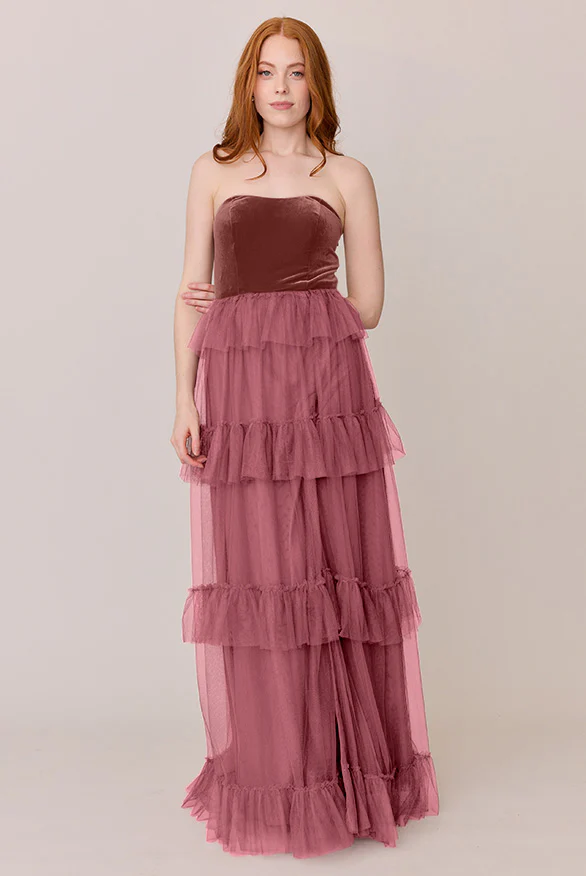 Frankie Convertible Velvet + Tulle Dress | Made To Order - Image 19