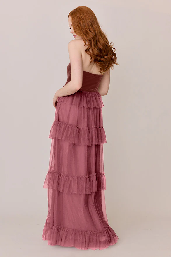 Frankie Convertible Velvet + Tulle Dress | Made To Order - Image 20