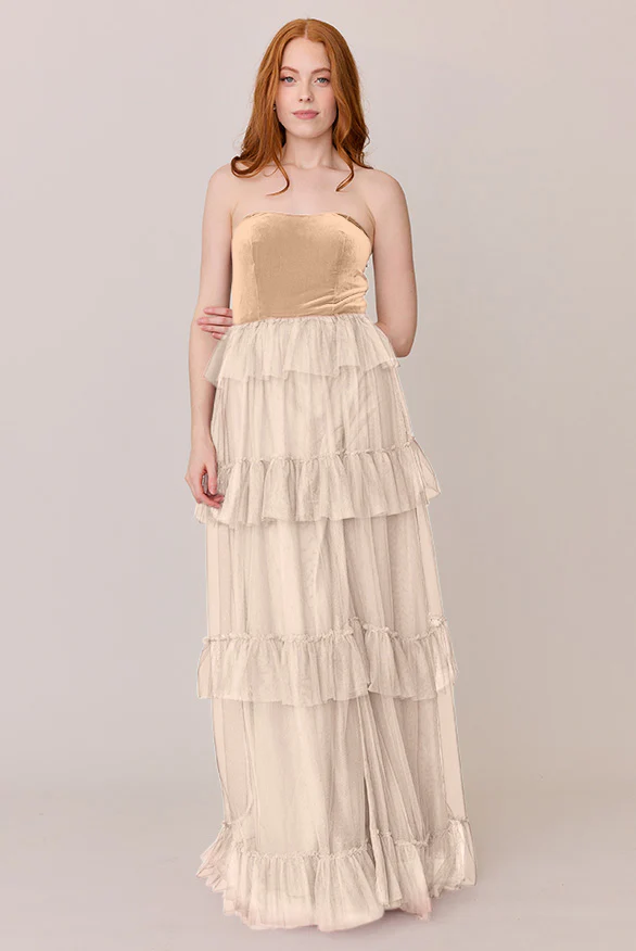 Frankie Convertible Velvet + Tulle Dress | Made To Order - Image 21