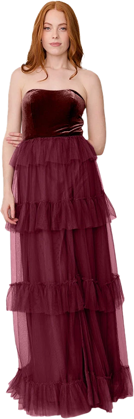 Frankie Convertible Velvet + Tulle Dress | Made To Order - Image 37