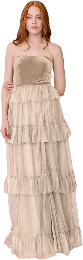 Frankie Convertible Velvet + Tulle Dress | Made To Order - Image 38