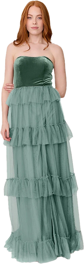 Frankie Convertible Velvet + Tulle Dress | Made To Order - Image 42