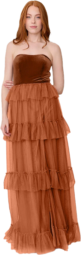 Frankie Convertible Velvet + Tulle Dress | Made To Order - Image 45