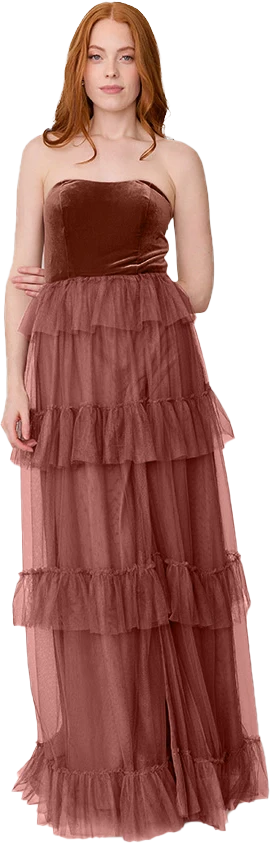 Frankie Convertible Velvet + Tulle Dress | Made To Order - Image 46