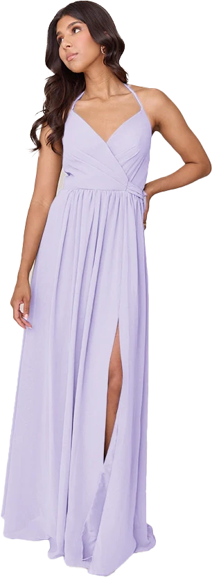 Hannah Chiffon Faux Wrap Dress | Made To Order - Image 27