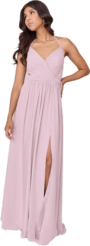 Hannah Chiffon Faux Wrap Dress | Made To Order - Image 8