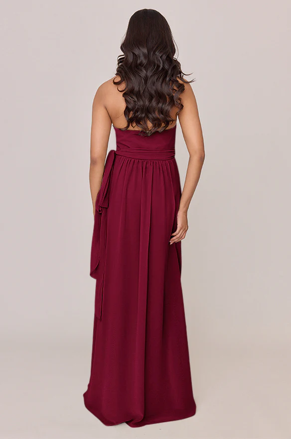Hannah Chiffon Faux Wrap Dress | Made To Order - Image 96