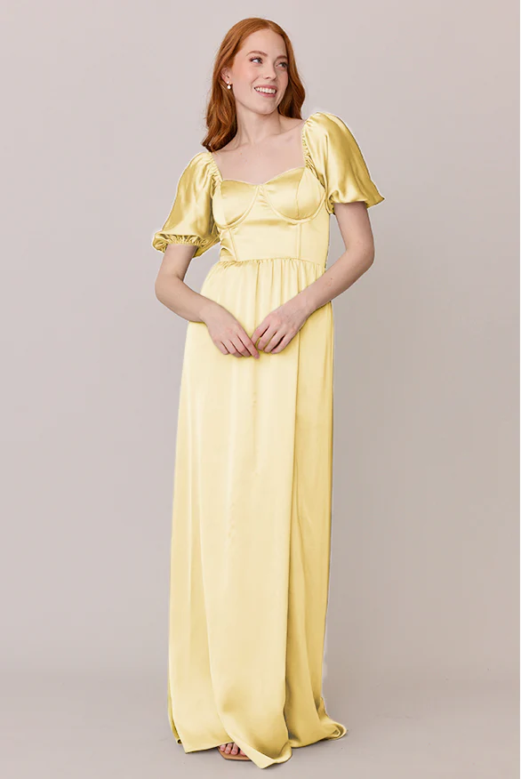 Isabella Satin Dress | Made To Order - Image 108