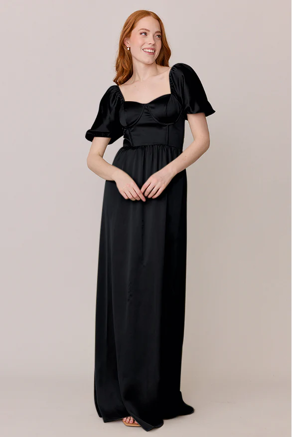 Isabella Satin Dress | Made To Order - Image 12