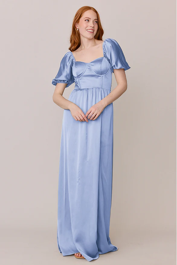 Isabella Satin Dress | Made To Order - Image 72