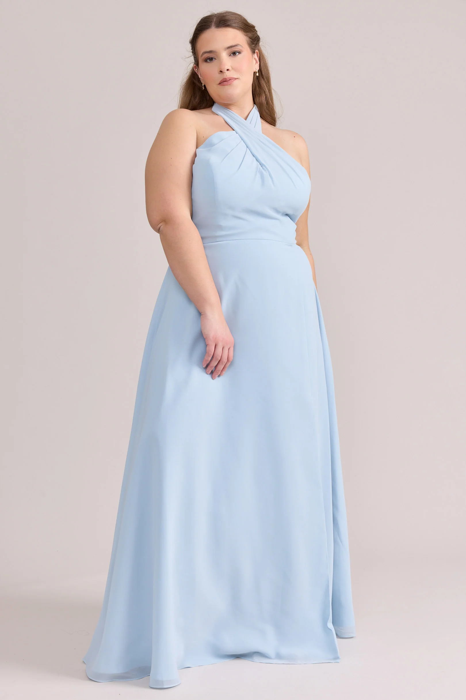 Isla Chiffon Dress | Ready To Ship | Sky Blue