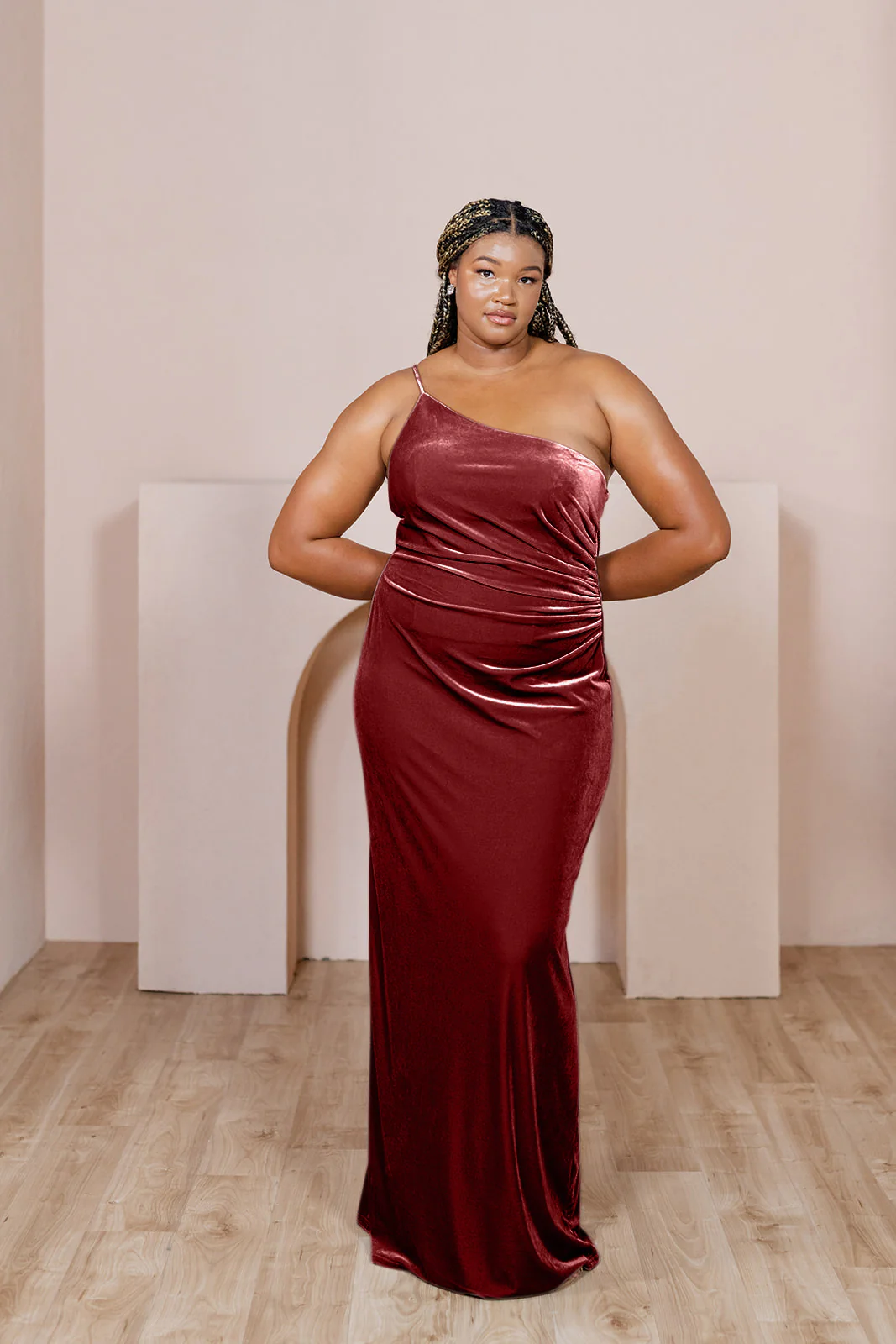 Jade Velvet Dress | Made To Order - Image 72