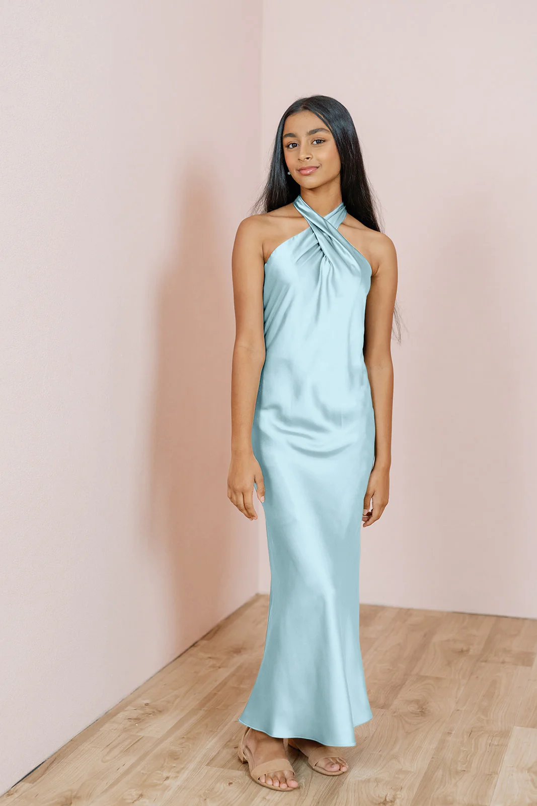 Juniors Athena Satin Dress | Made To Order - Image 14