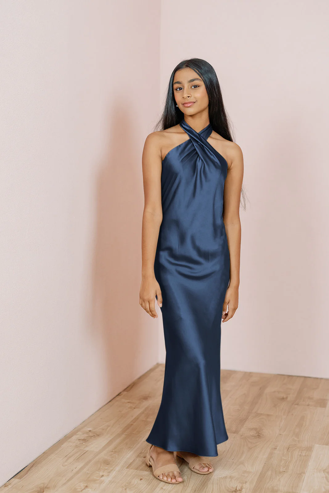 Juniors Athena Satin Dress | Made To Order - Image 16