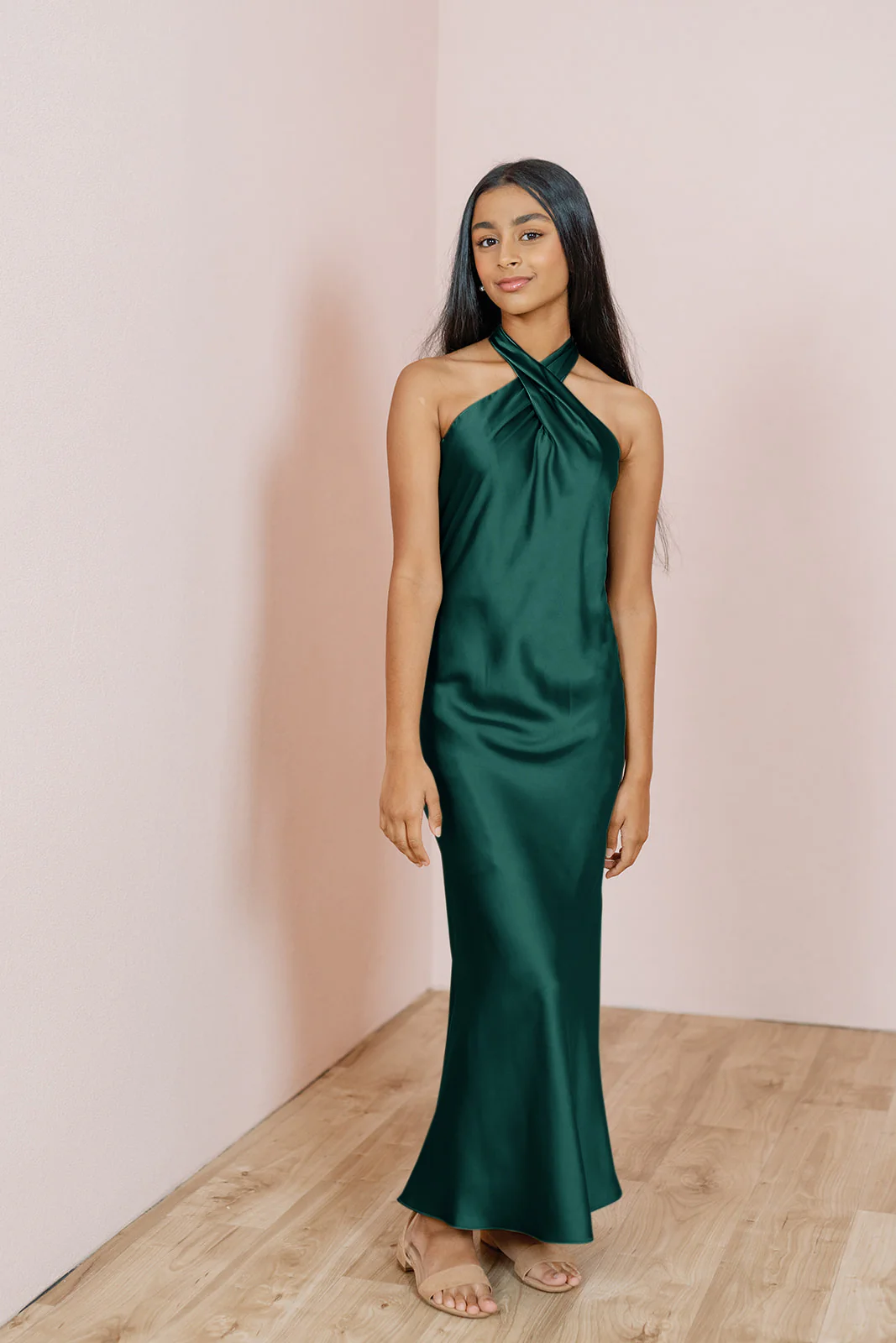 Juniors Athena Satin Dress | Made To Order - Image 43
