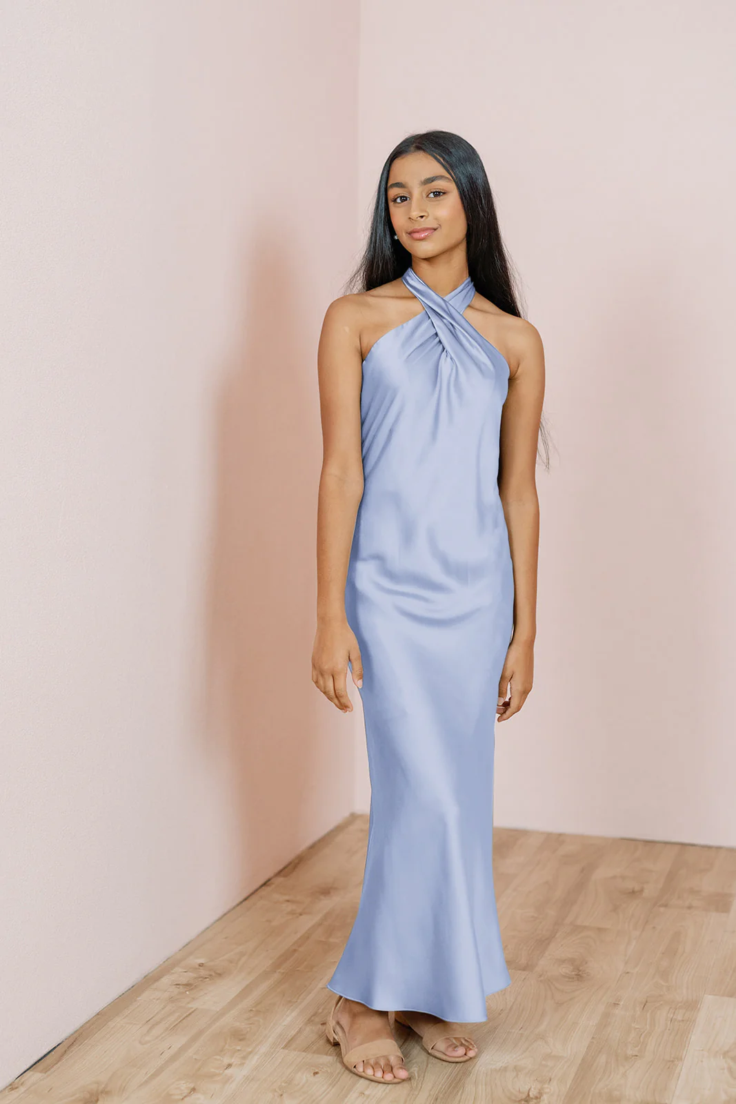 Juniors Athena Satin Dress | Made To Order - Image 51