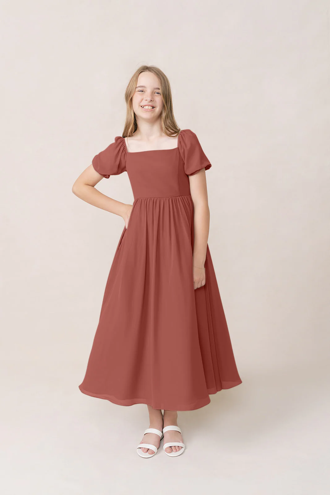 Juniors Maeve Chiffon Dress | Made To Order - Image 20