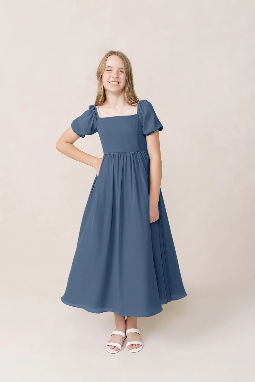 Juniors Maeve Chiffon Dress | Made To Order - Image 32