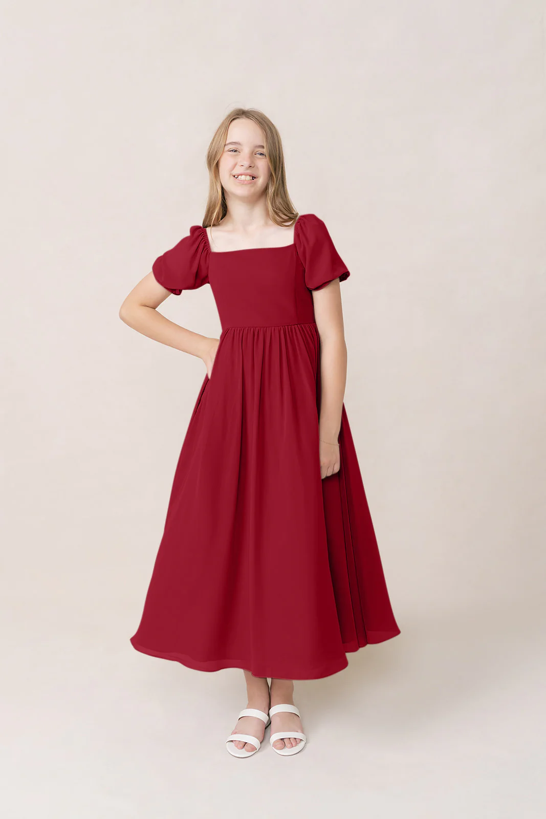 Juniors Maeve Chiffon Dress | Made To Order - Image 59