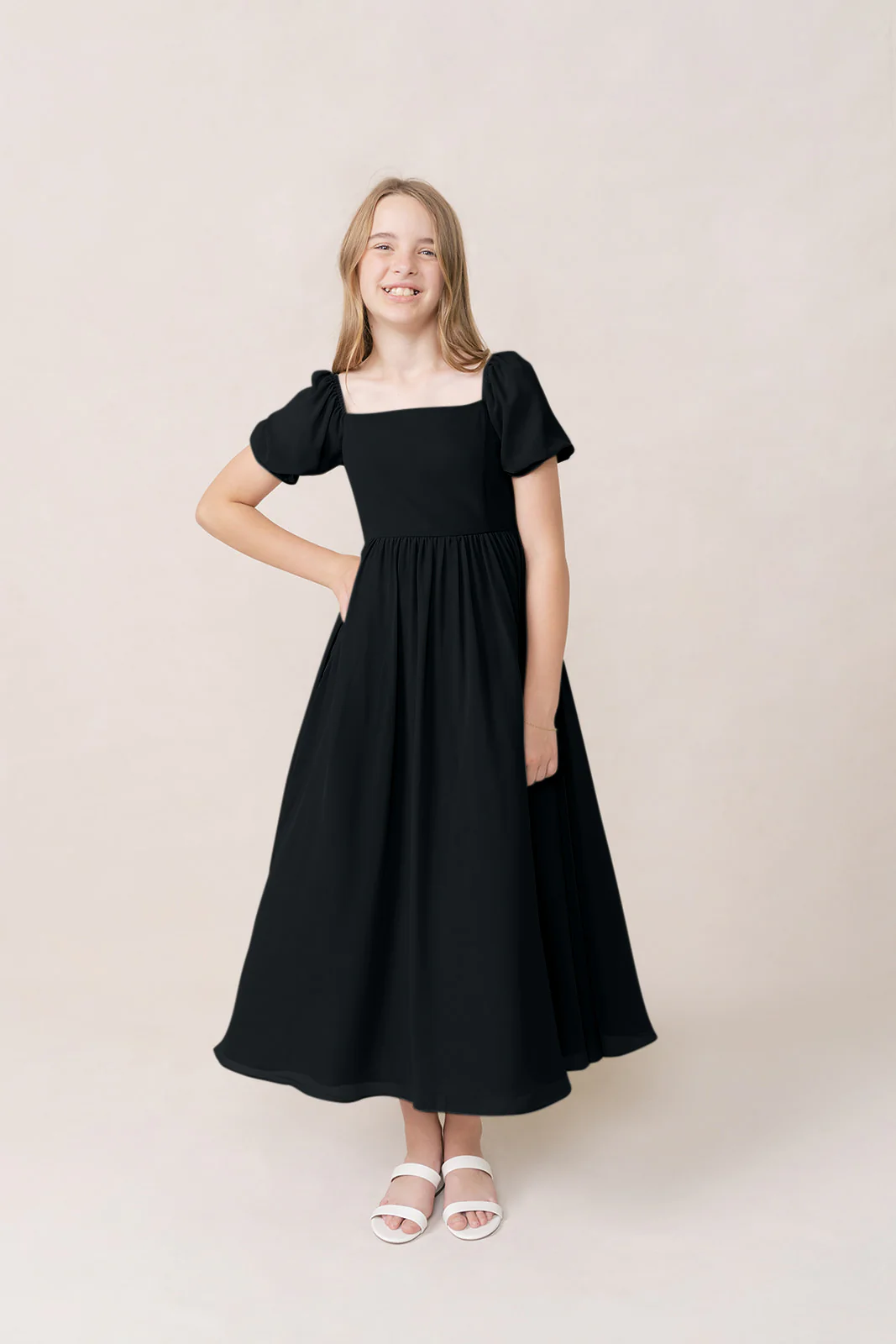 Juniors Maeve Chiffon Dress | Made To Order - Image 8