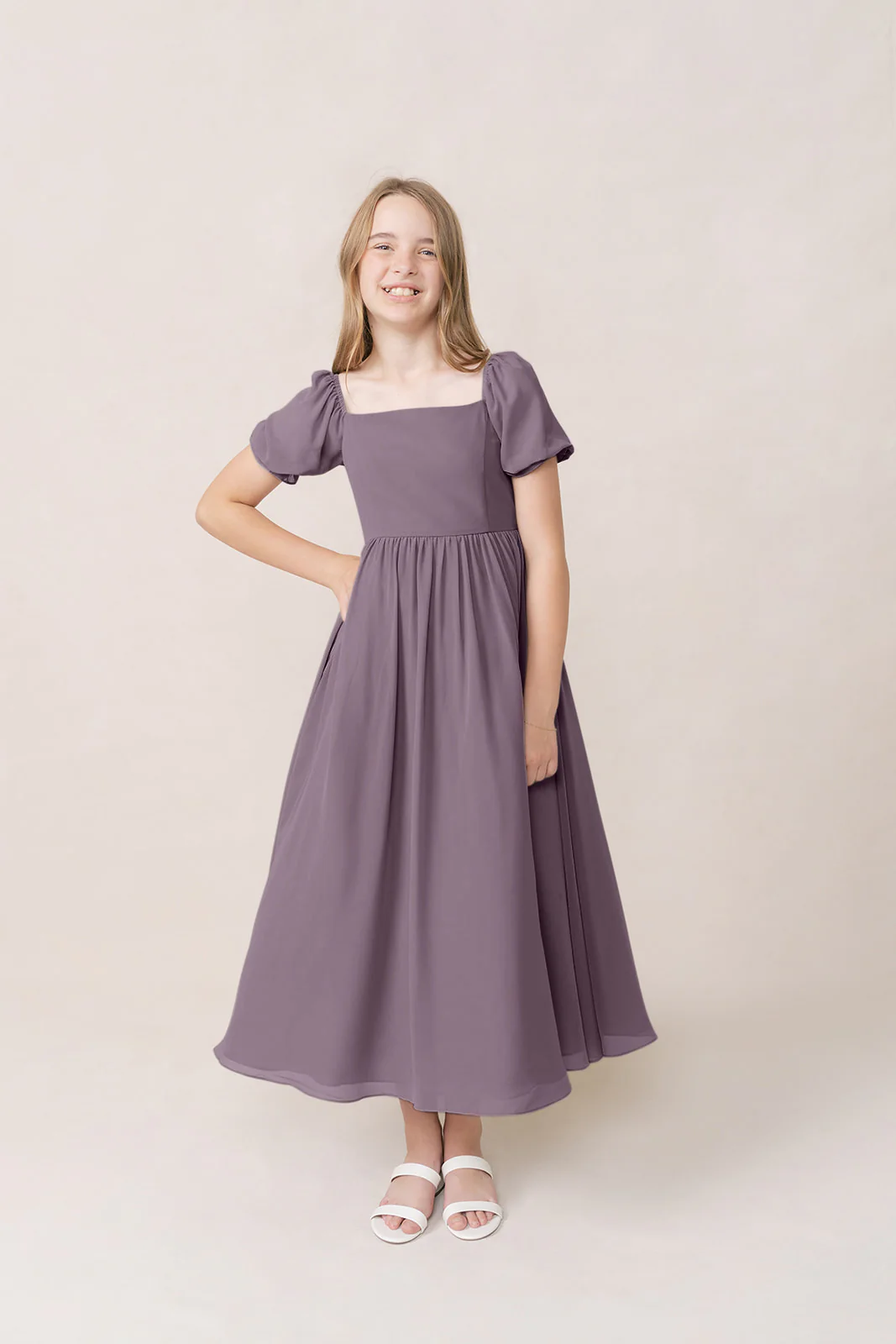 Juniors Maeve Chiffon Dress | Made To Order - Image 90