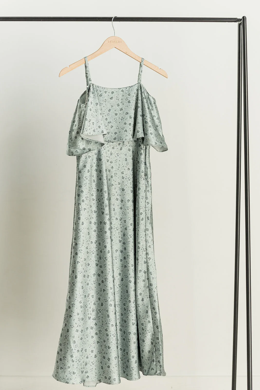Juniors Riley Convertible Satin Floral Print Dress | Made To Order - Image 16