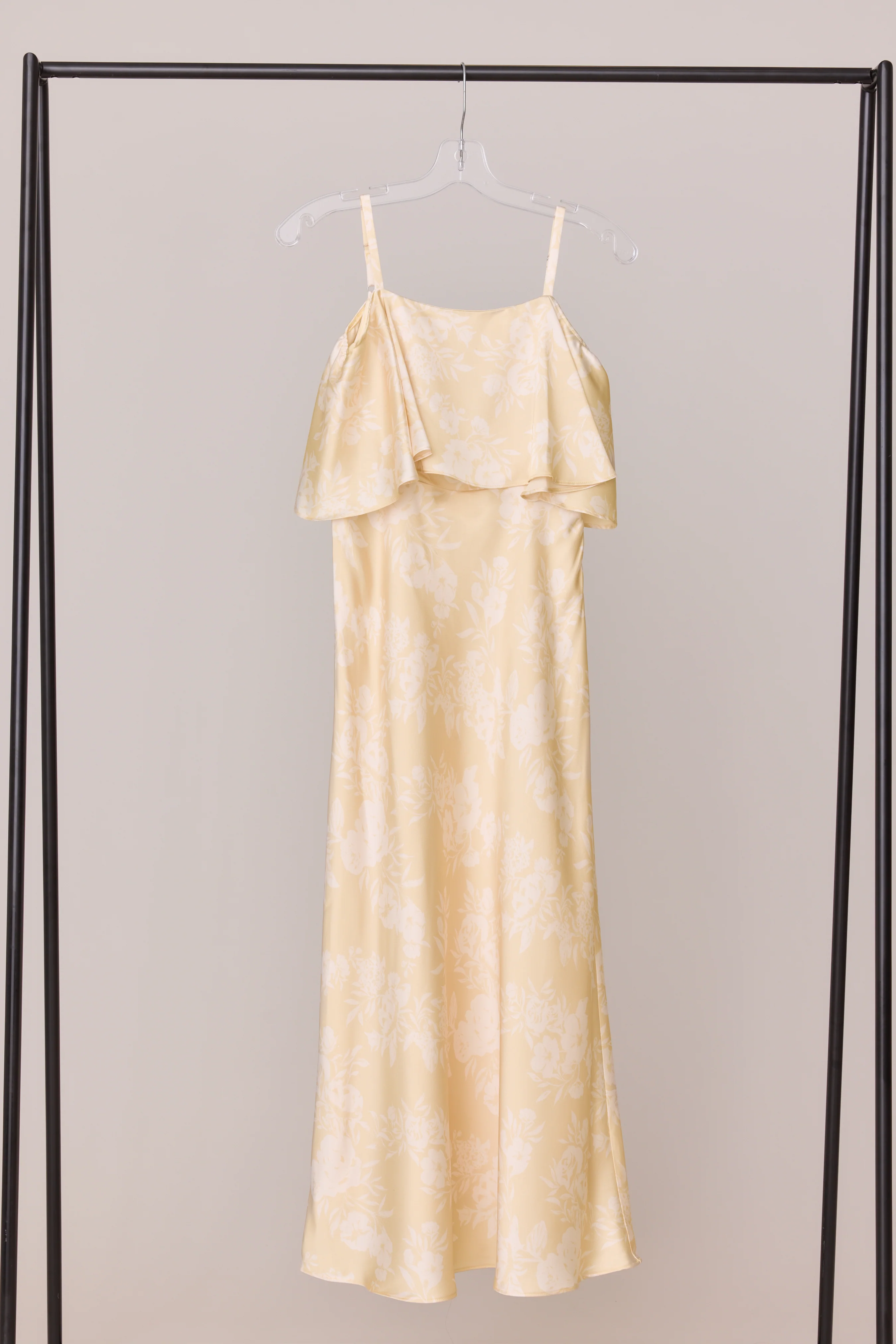 Juniors Riley Convertible Satin Floral Print Dress | Made To Order - Image 25