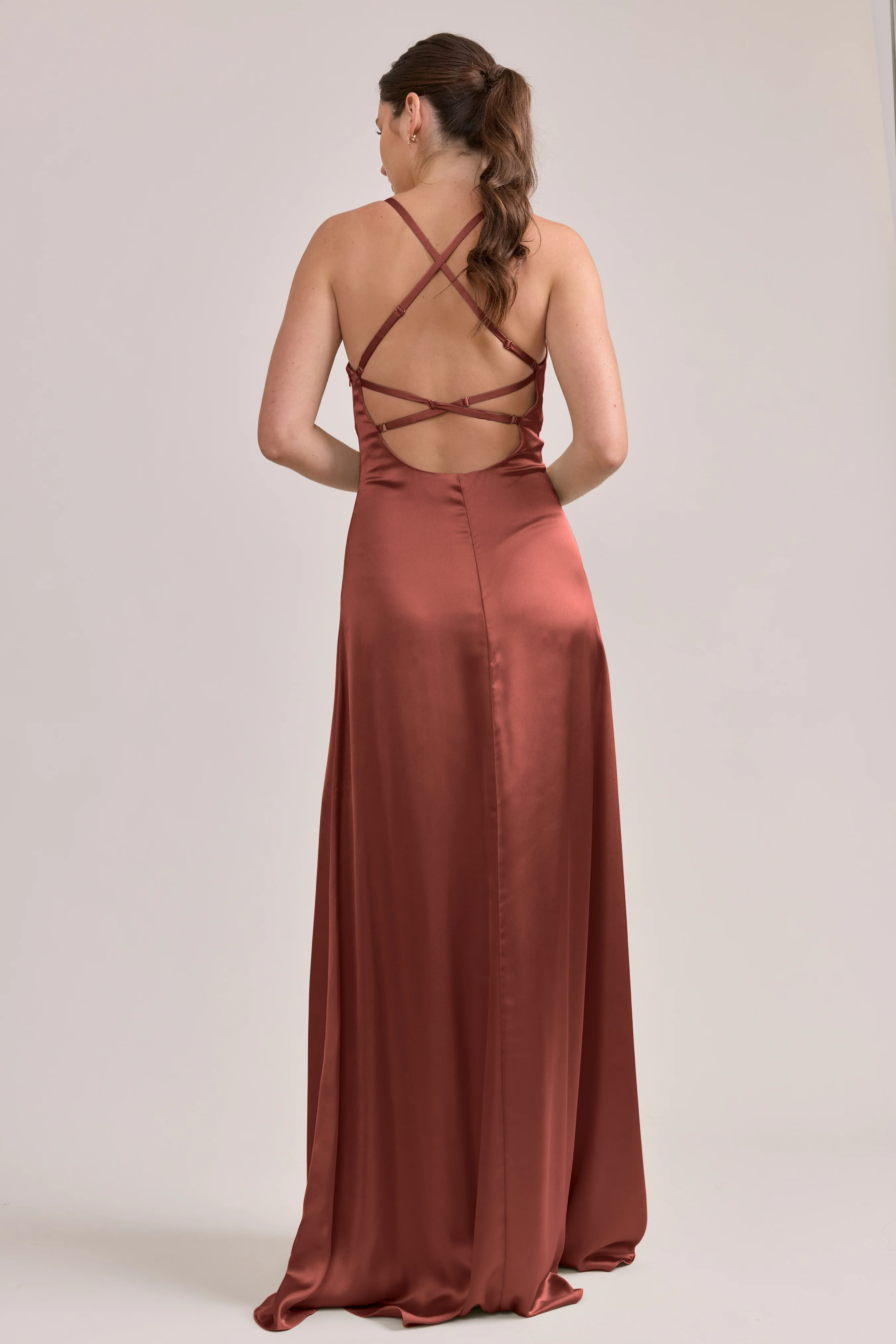 Karsyn Satin Dress | Made To Order - Image 26