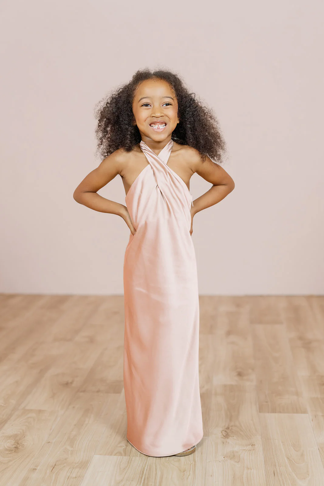 Kids Athena Satin Dress | Made To Order - Image 30