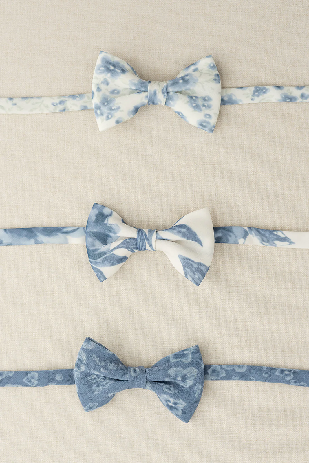 Kids Chiffon Floral Print Bowtie | Made To Order - Image 2